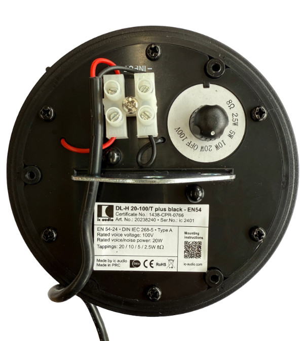 DL-H 20-100/T plus black-EN54