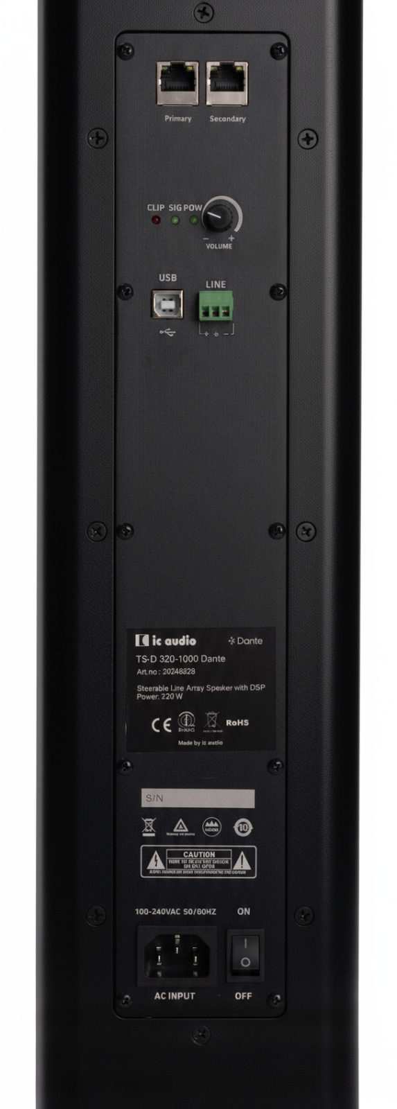 TS-D 320-1000 black Dante