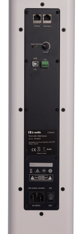 TS-D 320-1000 white Dante